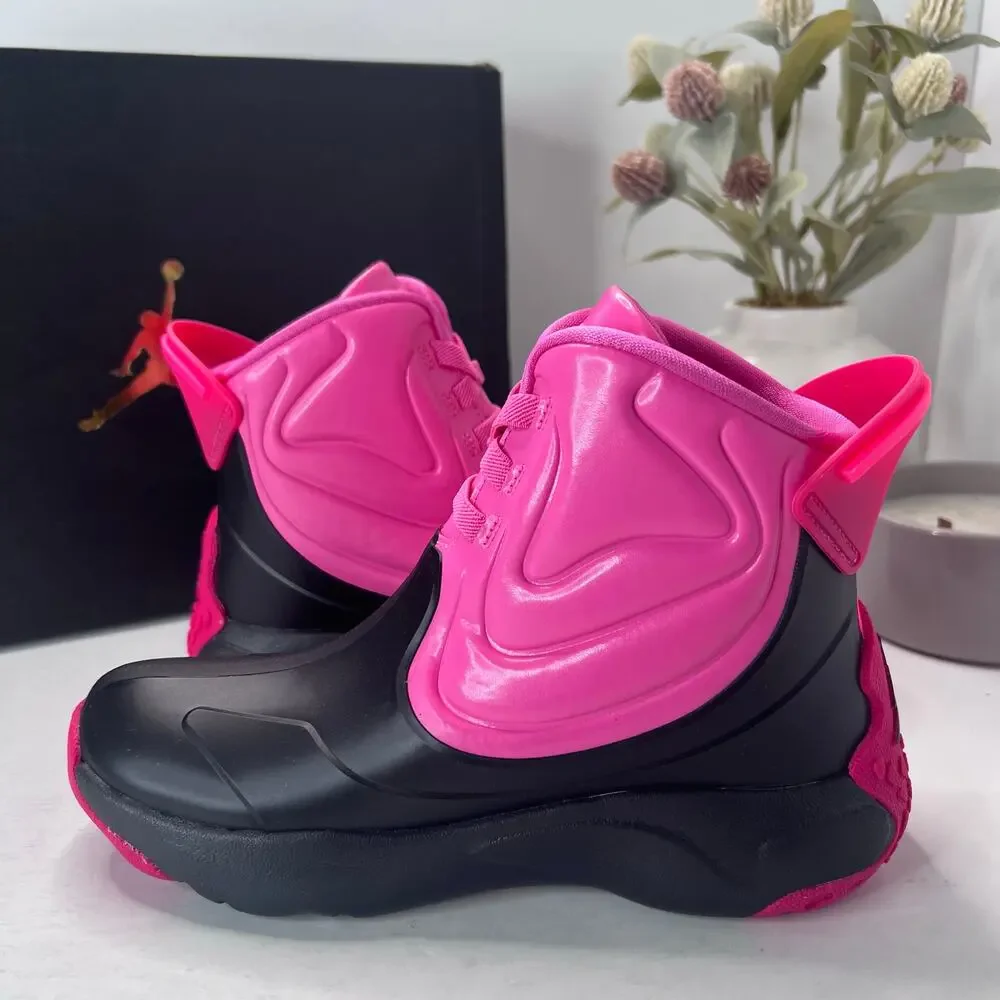 Nike Jordan Drip 23 (PS) Rain Boot Pinksicle/Black Rush CT5798 600 Youth 3 NWB